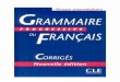 Grammaire Progressive Du Francais Niveau Intermediaire Avec 600 Exercices CORIGEE