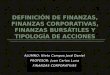 Presentación de Finanzas Corporativas y Bursátiles