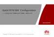 OptiX RTN 600 Configuration——