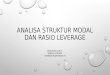 Analisa Struktur Modal Dan Rasio Leveragee_versi 2