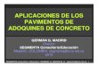 MADRID, Germán G. Aplicaciones de Los Pavimentos Adoquines