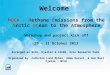 Welcome MOCA - Methane Emissions from the Arctic OCean to the Atmosphere Workshop and project kick off 29 - 31 October 2013 Arranged at NILU, Kjeller &