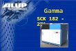 Gamma SCK 182 - 271. PRIMA CLASSE NELLA GAMMA ALTA: Qualità e prestazioni ad un ottimo prezzo Gruppo vite ad alta efficienza Microprocessore di controllo