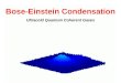 Bose-Einstein Condensation Ultracold Quantum Coherent Gases