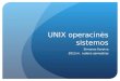 UNIX operacinės sistemos Simonas Kareiva 2013 m. rudens semestras