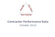 Contractor Performance Data October 2013.    New TOCAS Website