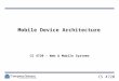 CS 4720 Mobile Device Architecture CS 4720 – Web & Mobile Systems