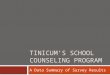 TINICUM’S SCHOOL COUNSELING PROGRAM A Data Summary of Survey Results