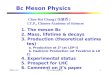 2006-2-24Bc meson physics1 Chao-Hsi Chang ( 张肇西 ) I.T.P., Chinese Academy of Sciences 1. The meson Bc 2. Mass, lifetime & decays 3. Production (theoretical