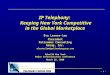 - 1 - PALISADES CONSULTING IP Telephony: Keeping New York Competitive in the Global Marketplace Eva Lerner-Lam President Palisades Consulting Group, Inc