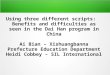 Using three different scripts: Benefits and difficulties as seen in the Dai Han program in China Ai Bian – Xishuangbanna Prefecture Education Department