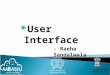  User Interface - Raeha Sandalwala.  Introduction to UI  Layouts  UI Controls  Menus and ‘Toasts’  Notifications  Other interesting UIs ◦ ListView