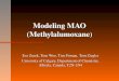 Modeling MAO (Methylalumoxane ) Eva Zurek, Tom Woo, Tim Firman, Tom Ziegler University of Calgary, Department of Chemistry, Alberta, Canada, T2N-1N4