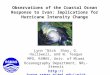 Observations of the Coastal Ocean Response to Ivan: Implications for Hurricane Intensity Change Lynn “Nick” Shay, G. Halliwell, and W. Teague MPO, RSMAS,