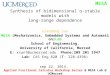 MESA Lab Synthesis of bidimensional α -stable models with long-range dependence xiaodong sun MESA (Mechatronics, Embedded Systems and Automation) Lab School