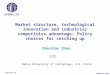 Market structure, technological innovation and industrial competitive advantage: Policy choices for catching up Shanshan Zhou 周珊珊 Wuhan University of technology,