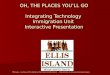 OH, THE PLACES YOU’LL GO Integrating Technology Immigration Unit Interactive Presentation Images courtesy of the National Park Service/Ellis Island -