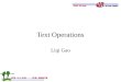 R&D Group 开发 以人为本 交流 创造价值 Liqi Gao Text Operations