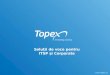 Soluţii de voce pentru ITSP şi Corporate. Agenda Profilul Topex Soluţii de voce pentru ITSP Soluţii de voce pentru corporate Soluţiile Topex Concluzii