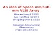 An idea of Space mm/sub- mm VLBI Array Xiao-Yu Hong ( 洪晓瑜 ) Jun-Hui Zhao ( 赵军辉 ) Zhi-qiang Shen ( 沈志强 ) Shanghai Astronomical Observatory ( 中国科学院上海天文台
