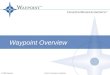 Content Proprietary to Waypoint© 2008 Waypoint Waypoint Overview