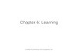 © 2008 The McGraw-Hill Companies, Inc. Chapter 6: Learning