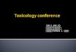 Toxicology conference 2011.08.12 指導醫師：許景瑋醫師 報告者： fellow 1 陳筱惠