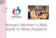 Korean Women’s Network in New Zealand. K W N N Z