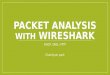 PACKET ANALYSIS WITH WIRESHARK DHCP, DNS, HTTP Chanhyun park