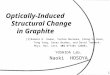 Optically-Induced Structural Change in Graphite YOSHIDA Lab. Naoki HOSOYA 1 [1]Ramani K. Raman, Yoshie Murooka, Chong-Yu Ruan, Teng Yang, Savas Berber,
