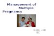 Management of Multiple Pregnancy 부산백병원 산부인과 김영남. Ref. Evidence-based care of women with a multiple pregnancy Dodd JM, Best Pract Res Clin Obstet Gynaecol