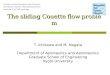 The sliding Couette flow problem T. Ichikawa and M. Nagata Department of Aeronautics and Astronautics Graduate School of Engineering Kyoto University The