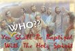 Must one be born of water and the Spirit per John 3:5?  Does the Holy Spirit dwell in Christians today?  Does The Holy Spirit guide, strengthen and