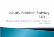 Steps and Solutions to common Acuity questions.  Acuity page of website contains this and other helpful power points and help sheets: