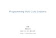 Programming Multi-Core Systems 周枫 网易公司 2007-12-28 清华大学 