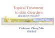Topical Treatment in skin disorders 皮肤病的外用药治疗 Professor Zheng Min 郑敏教授