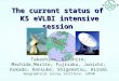The current status of K5 eVLBI intensive session Takashima, Kazuhiro; Machida,Morito; Fujisaku, Junichi; Kokado, Kensuke; Shigematsu, Hiromi Geographical