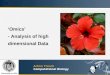 Achim Tresch Computational Biology ‘Omics’ - Analysis of high dimensional Data