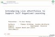 Intelligent Database Systems Lab N.Y.U.S.T. I. M. Introducing Live ePortfolios to Support Self Organised Learning Presenter : Yu-hui Huang Authors : Thomas