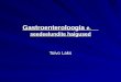 Gastroenteroloogia e. seedeelundite haigused Toivo Laks