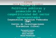1 TALLER II: Políticas públicas y promoción de la competitividad del sector agroexportador Cooperativas Agrarias Federadas (CAF) Centro de Investigaciones