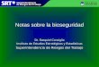 Notas sobre la bioseguridad Dr. Ezequiel Consiglio Instituto de Estudios Estratégicos y Estadísticas Superintendencia de Riesgos del Trabajo