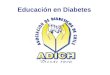 Educación en Diabetes. Dra.Ma.Loreto Aguirre C. Medico internista y diabetes. Desde el año 2001, tiene la Dirección Ejecutiva de la Asociación de Diabéticos