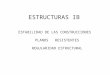 ESTRUCTURAS IB ESTABILIDAD DE LAS CONSTRUCCIONES PLANOS RESISTENTES REGULARIDAD ESTRUCTURAL