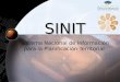 SINIT Sistema Nacional de Información para la Planificación Territorial