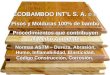 ECOBAMBOO INT’L S. A. © ® Pisos y Molduras 100% de bambú Procedimientos que contribuyen al Medio Ambiente Normas ASTM – Dureza, Abrasión, Humo, Inflamabilidad,