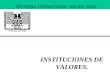 SISTEMA FINANCIERO MEXICANO INSTITUCIONES DE VALORES
