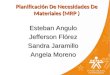 Planificación De Necesidades De Materiales (MRP ) Esteban Angulo Jefferson Flórez Sandra Jaramillo Angela Moreno