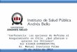 “Conferencia: Las opciones de Reforma al Aseguramiento en Chile. ¿Qué piensan o quieren los Chilenos?” 3er EISACH-EXPOHOSPITAL Dr. Manuel Inostroza Palma