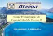 Notas Preliminares de Contabilidad de Costos II POR: ANAYANCI E. GONZALEZ A